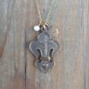 Fleur de Lis on Delicate Gold Chain