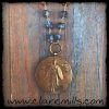 WWI Victory Medal on Square Labradorite
