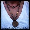 WWI Victory Medal on Square Labradorite