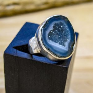 Gemma Geode Ring